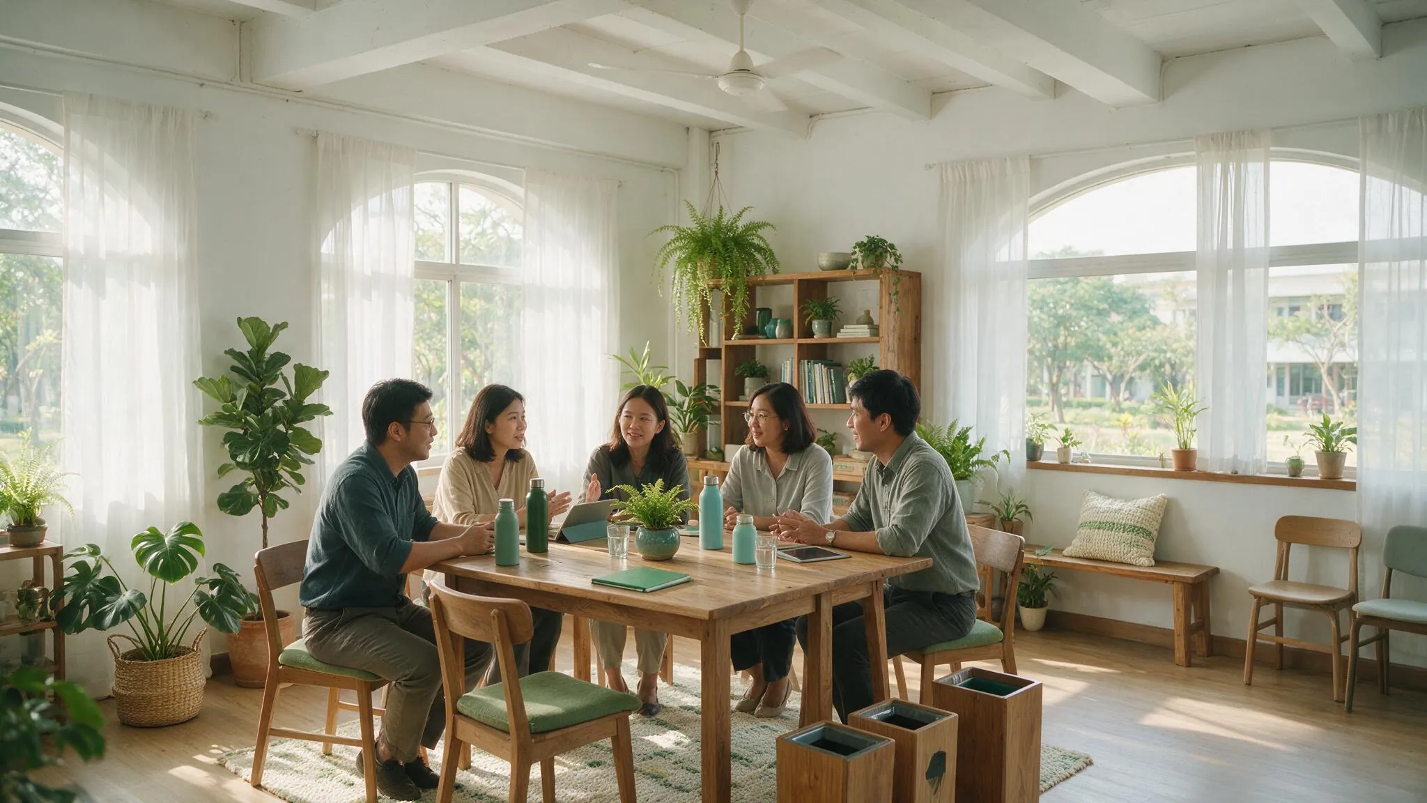 ภาพประกอบแนวคิด Green Office สำนักงานสีเขียวเริ่มต้นจากความคิดของทุกคน